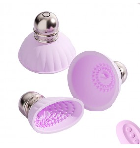 MizzZee - Breast Massage Vibrator Clitoris Stimulator (Chargeable - Purple)